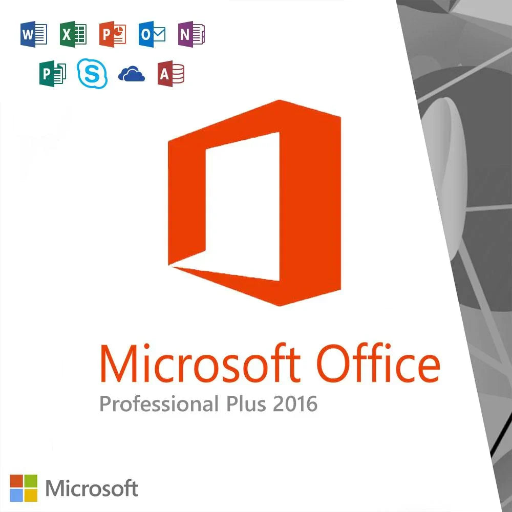 Microsoft Office Professional Plus 2016 for Windows – 1 PC Lifetime License Key