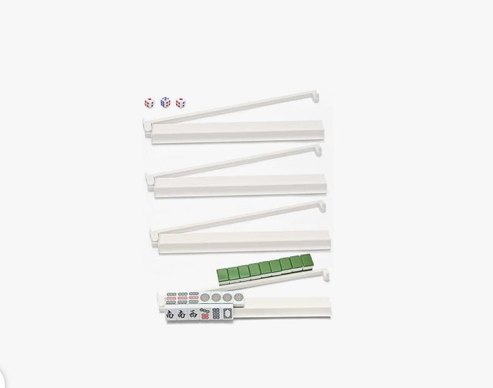 White Mah Jongg Tiles Only – Premium 156-Piece Set