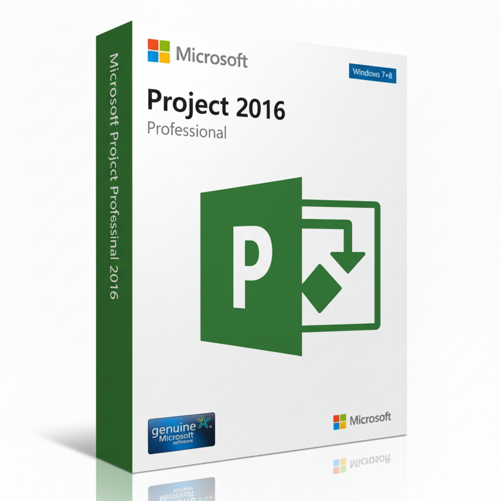 Microsoft Project Professional 2016 for Windows – 1 PC Lifetime License Key