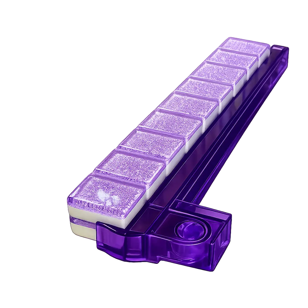 American Mah Jongg Tiles (30MM) - Purple Sparkle