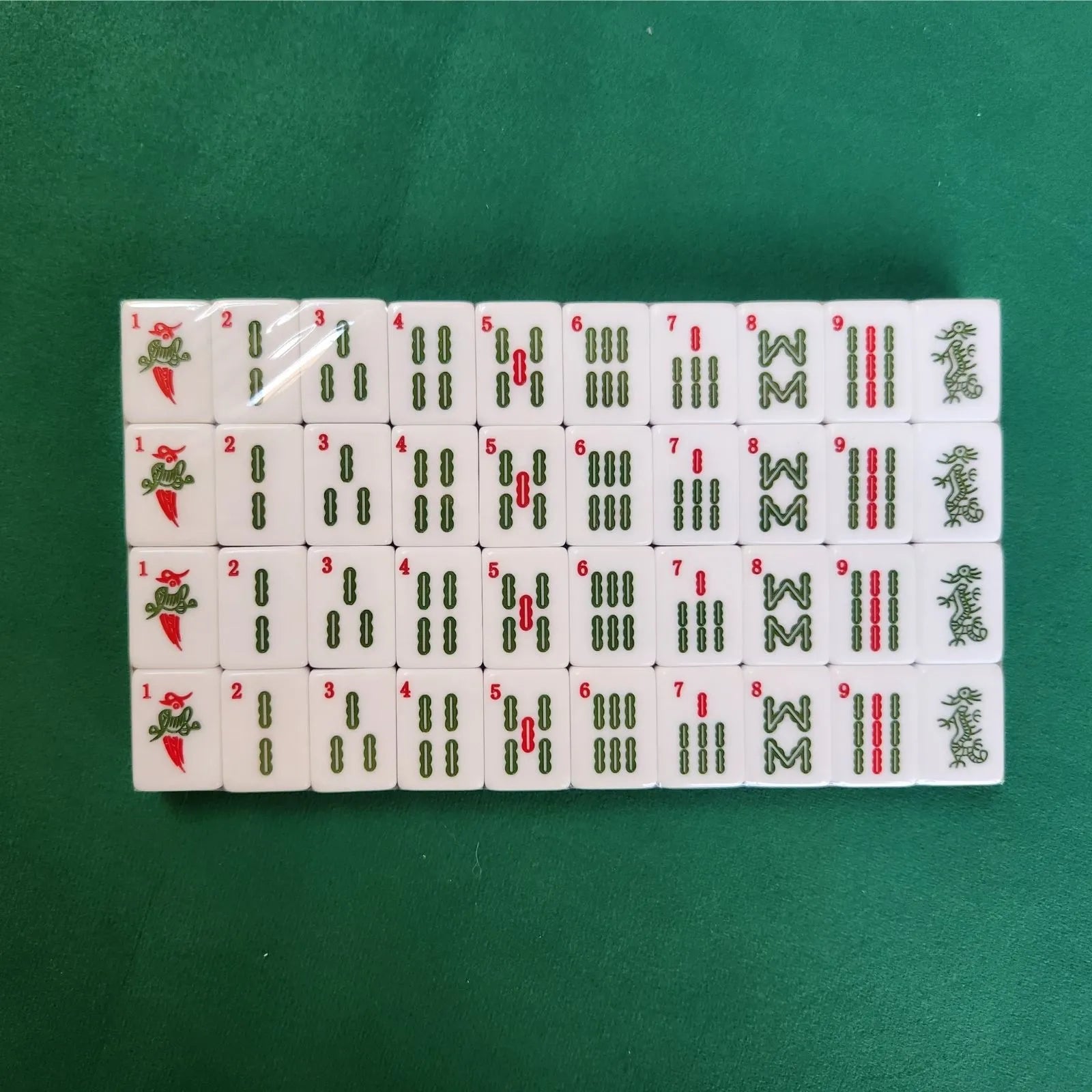 American Mah Jongg Tiles - (30MM) Jade
