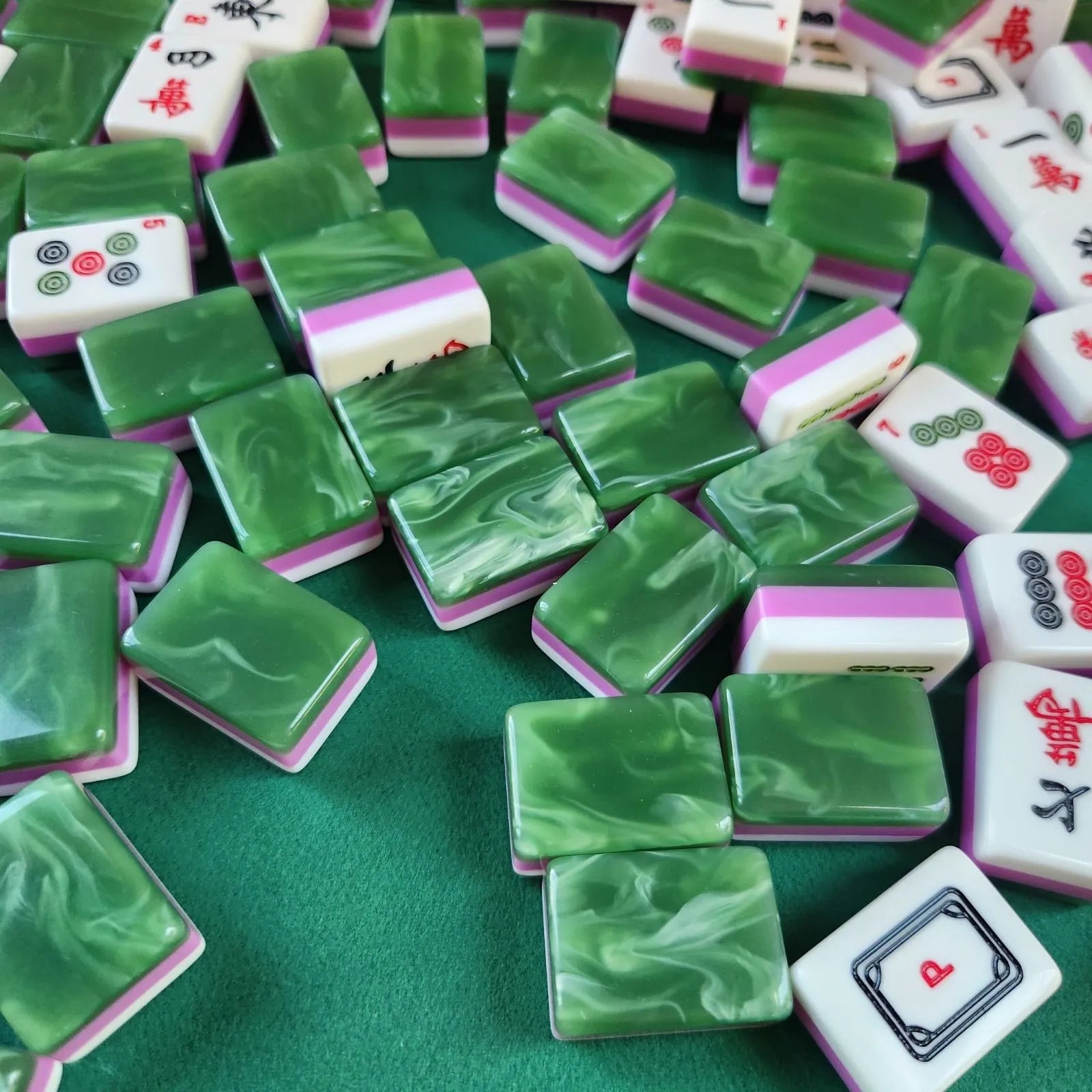 American Mah Jongg Tiles - (30MM) Jade