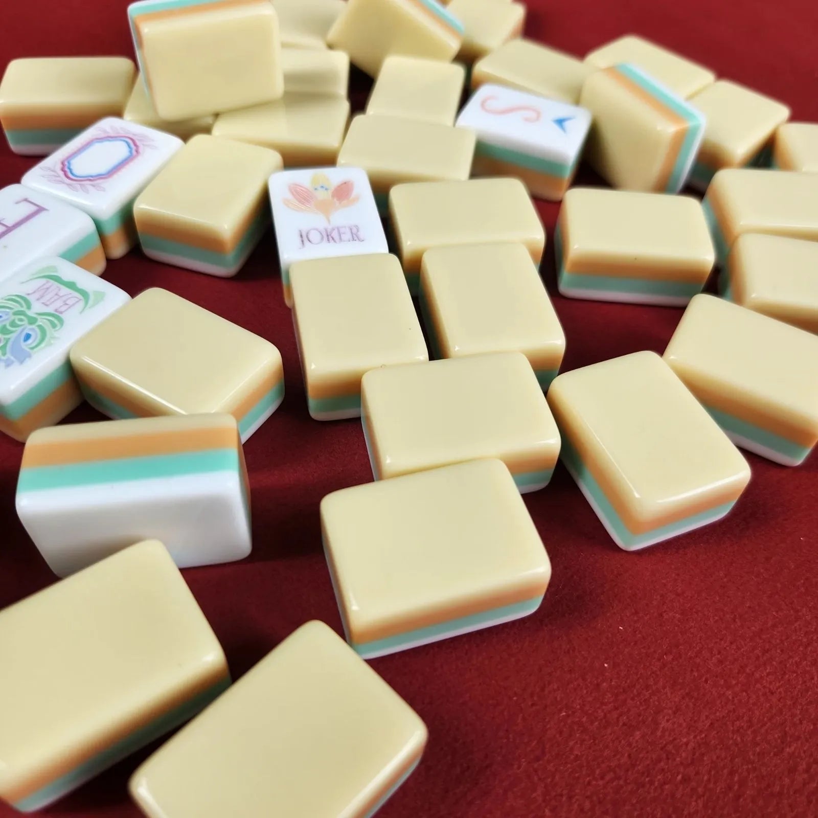 American Mah Jongg Tiles - Lemon Sherbet 30MM