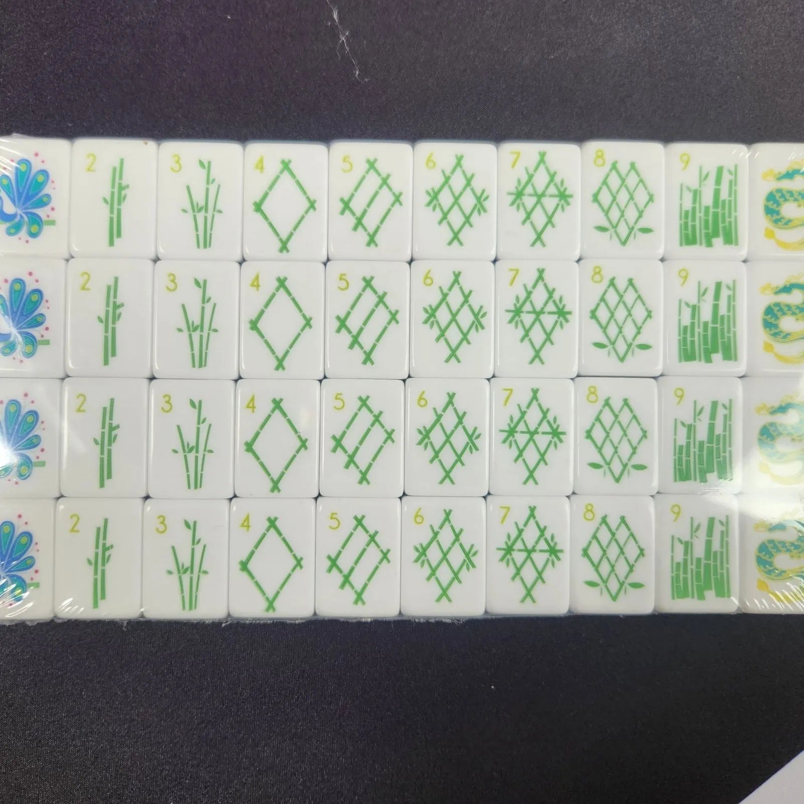 American Mah Jongg Tiles - Mint Chip 30MM