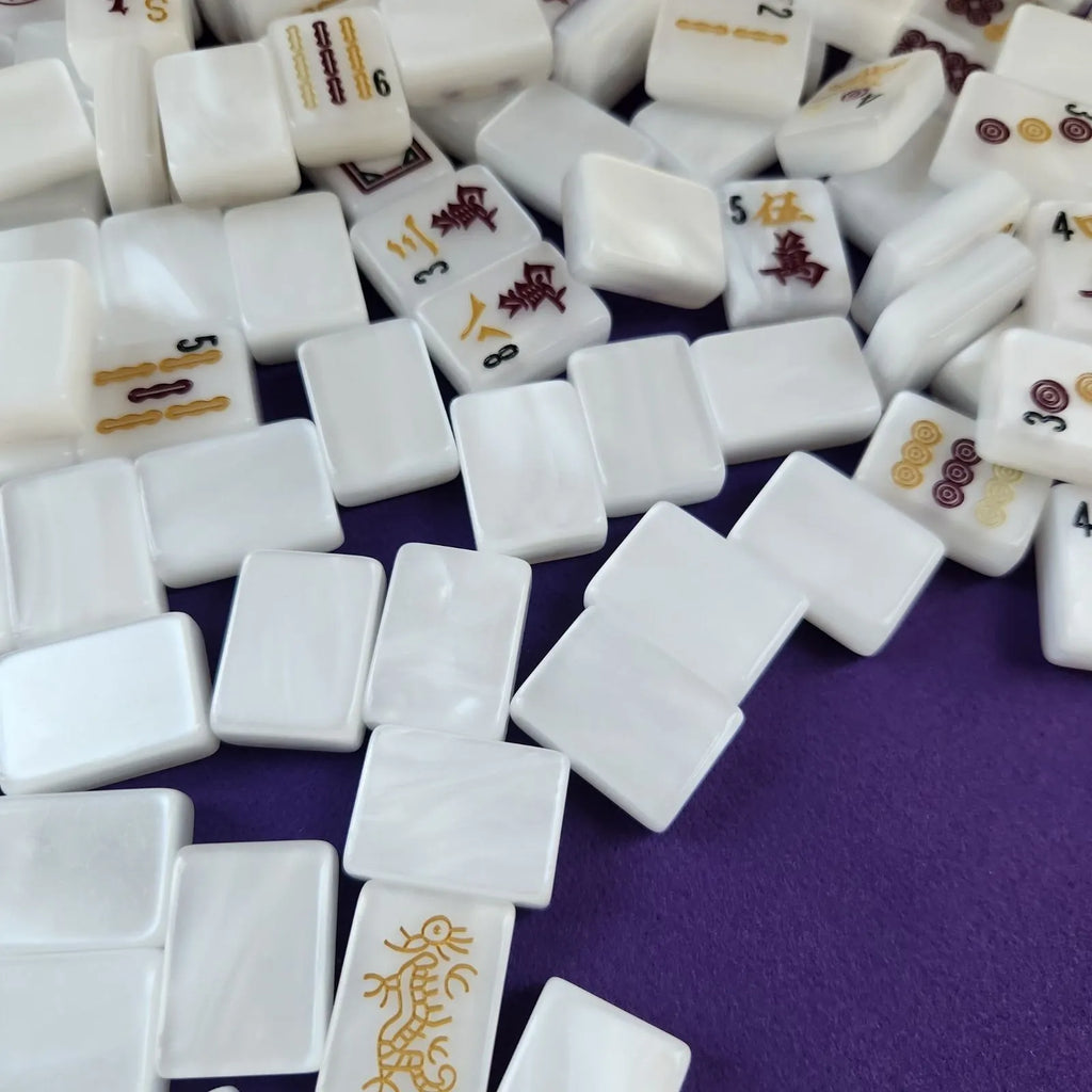 American Mah Jongg Tiles - (30MM) Mother of Pearl