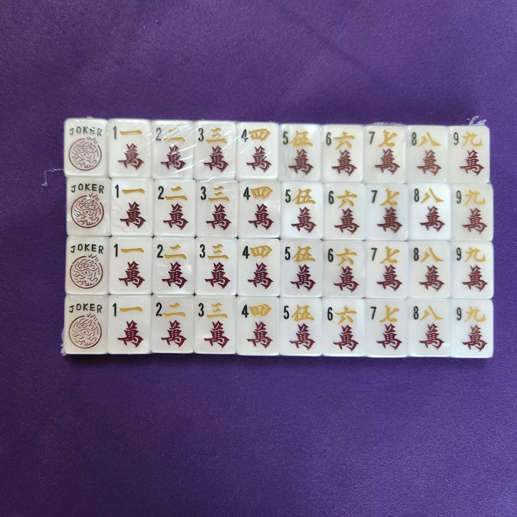 American Mah Jongg Tiles - (30MM) Mother of Pearl
