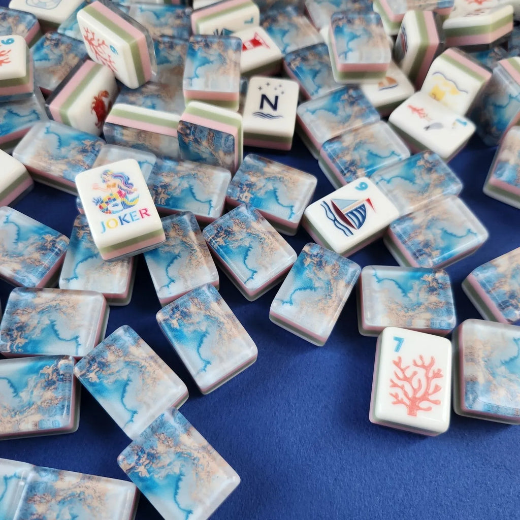 American Mah Jongg Tiles - (30MM) Ocean Wave