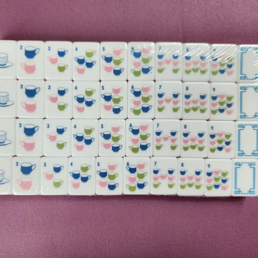 American Mah Jongg Tiles - Peach Tea 30MM
