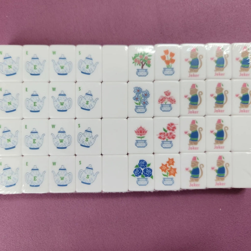 American Mah Jongg Tiles - Peach Tea 30MM