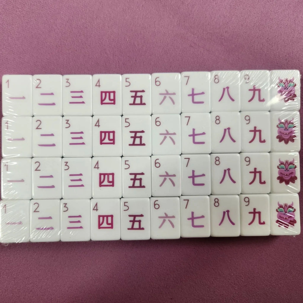American Mah Jongg Tiles - Plum Purple 30MM