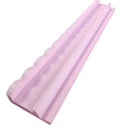 Scalloped Wood Mah Jongg Racks with Pushers - Pastel Pink 17.5" (Set of 4)